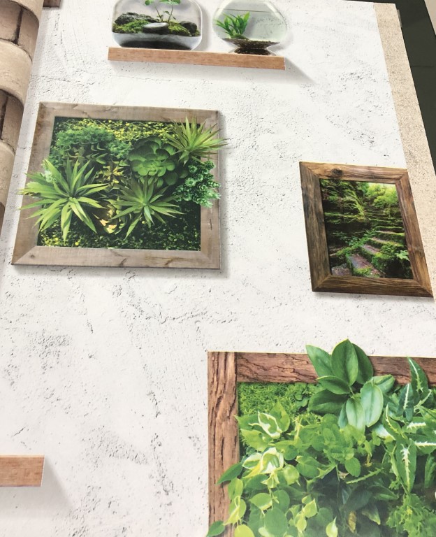 wallpaper ใบไม้ ขนสัตว์  ม้วนปกติ 1 ม้วน 5 ตารางเมตร กว้าง 53 cm ยาว 10 m  ch