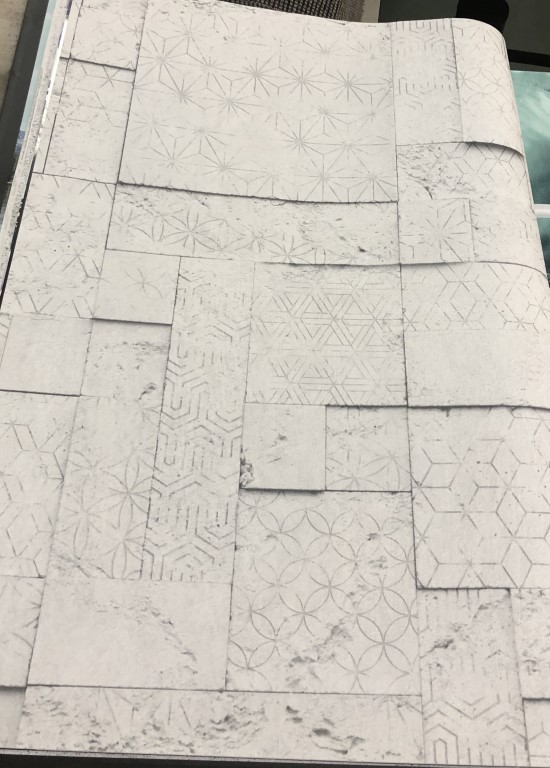 wallอิฐ หินไม้2 ยาว10ม. กว้าง53ซม ม้วน5ตรม ch