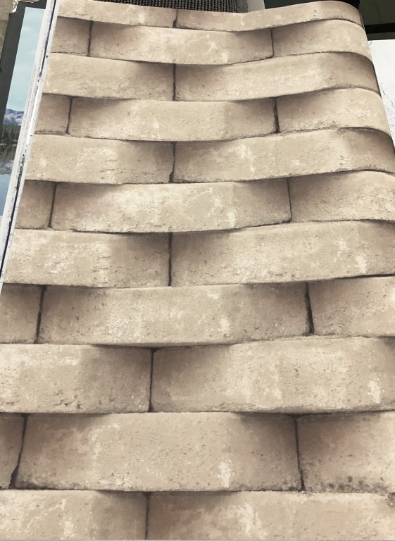 wallอิฐ หินไม้2 ยาว10ม. กว้าง53ซม ม้วน5ตรม ch