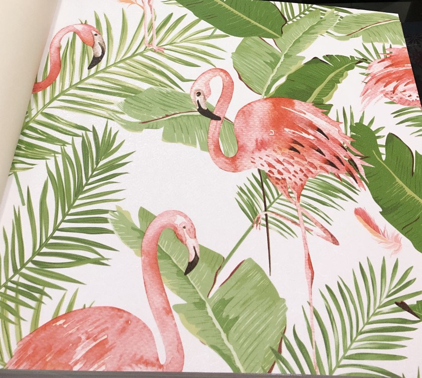 wallpaper ใบไม้ ขนสัตว์  ม้วนปกติ 1 ม้วน 5 ตารางเมตร กว้าง 53 cm ยาว 10 m  za2