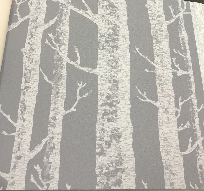 wallpaper ใบไม้ ขนสัตว์  ม้วนปกติ 1 ม้วน 5 ตารางเมตร กว้าง 53 cm ยาว 10 m  csi