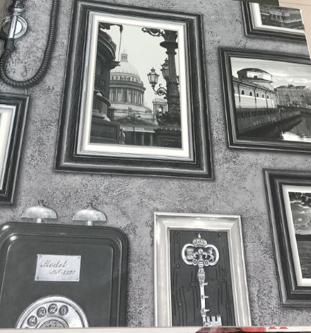 wallpaper ใบไม้ ขนสัตว์  ม้วนปกติ 1 ม้วน 5 ตารางเมตร กว้าง 53 cm ยาว 10 m  atm