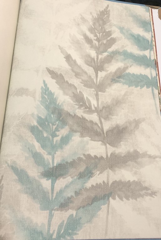 wallpaper ใบไม้ ขนสัตว์  ม้วนปกติ 1 ม้วน 5 ตารางเมตร กว้าง 53 cm ยาว 10 m  idm