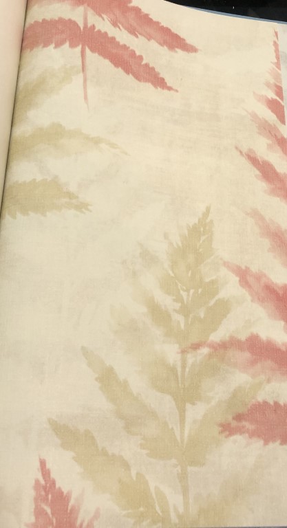 wallpaper ใบไม้ ขนสัตว์  ม้วนปกติ 1 ม้วน 5 ตารางเมตร กว้าง 53 cm ยาว 10 m  idm