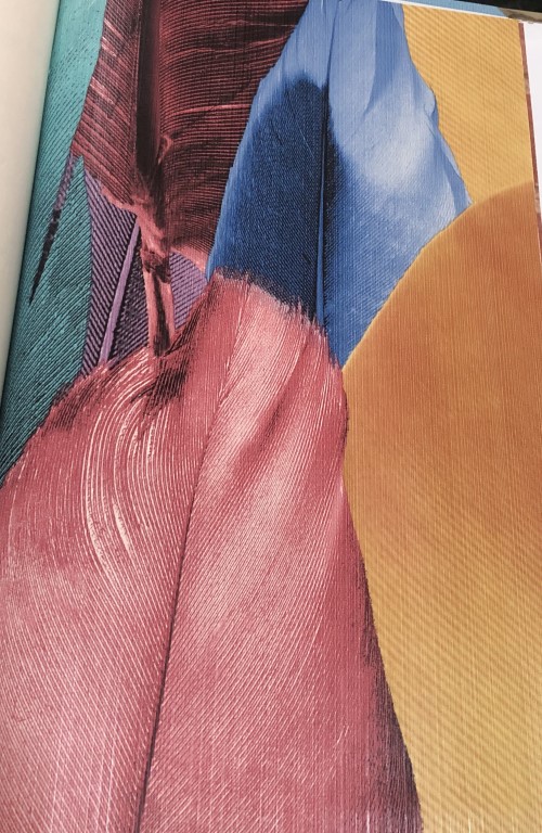 wallpaper ใบไม้ ขนสัตว์  ม้วนปกติ 1 ม้วน 5 ตารางเมตร กว้าง 53 cm ยาว 10 m  idm