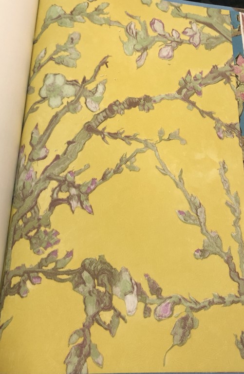 wallpaper ใบไม้ ขนสัตว์  ม้วนปกติ 1 ม้วน 5 ตารางเมตร กว้าง 53 cm ยาว 10 m  idm