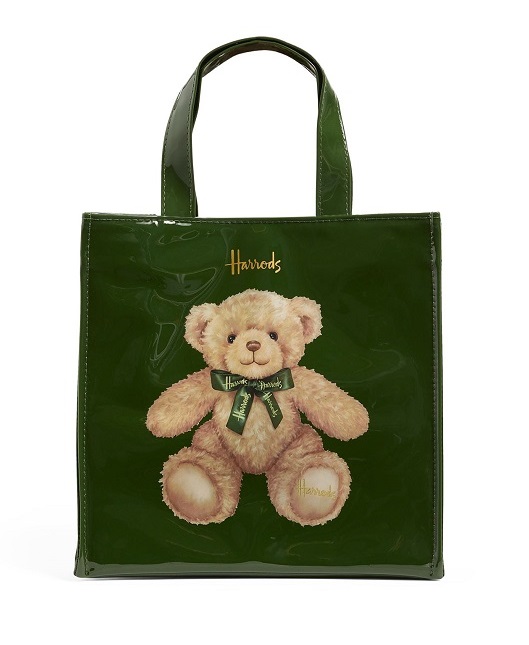 Harrods ไซส์ Small รุ่น Small Jacob Bear Shopper Bag  (กระดุม)***พร้อมส่ง