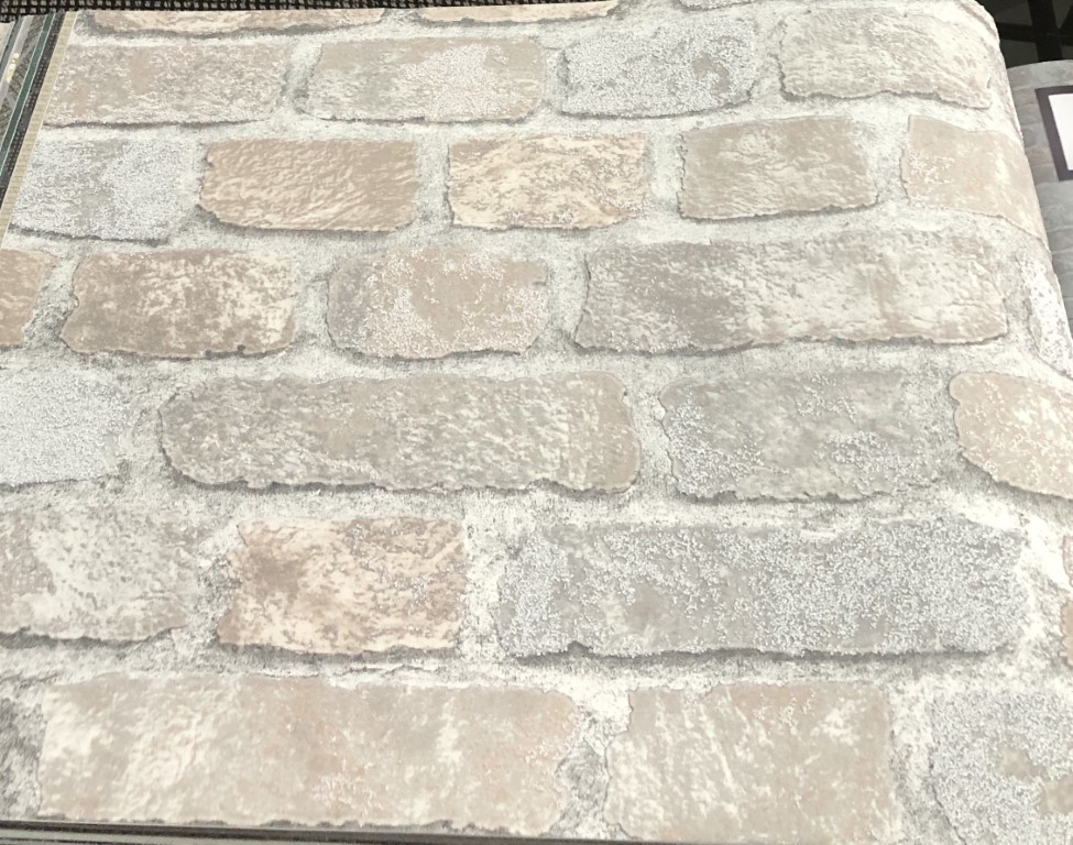 wallอิฐ หินไม้2 3D เนื้อวอลสาก ด้าน เสมือนจริง ยาว10ม. กว้าง53ซม ม้วน5ตรม edu