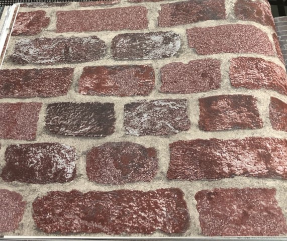 wallอิฐ หินไม้2 3D เนื้อวอลสาก ด้าน เสมือนจริง ยาว10ม. กว้าง53ซม ม้วน5ตรม edu