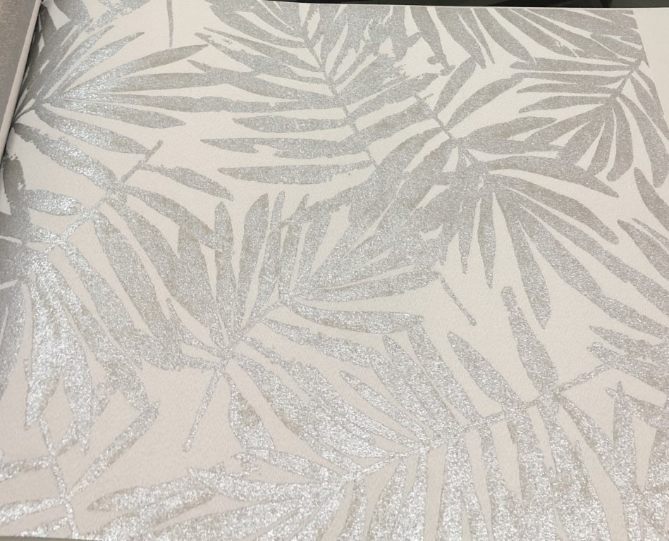 wallpaper ใบไม้ ขนสัตว์  ม้วนปกติ 1 ม้วน 5 ตารางเมตร กว้าง 53 cm ยาว 10 m  edu