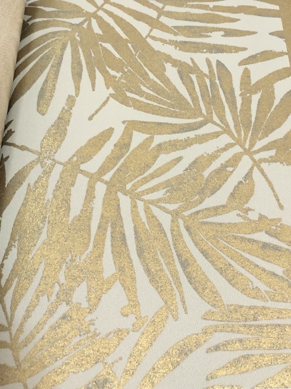 wallpaper ใบไม้ ขนสัตว์  ม้วนปกติ 1 ม้วน 5 ตารางเมตร กว้าง 53 cm ยาว 10 m  edu