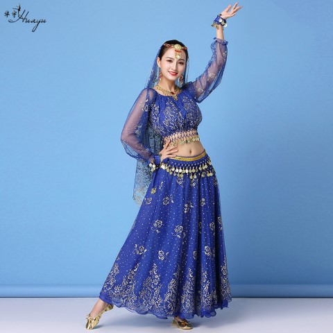 ++พร้อมส่ง++ชุดแฟนซีชุดจินนี่/อะลาดิน ชุดอินเดียชุดจินนี่สีน้ำเงินสวยสง่างามมาก ชุดสาวน้อยในตะเกียงแก้ว 