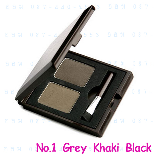 ( 1 Gray Black ) Choco Eyebrow Powder Cake