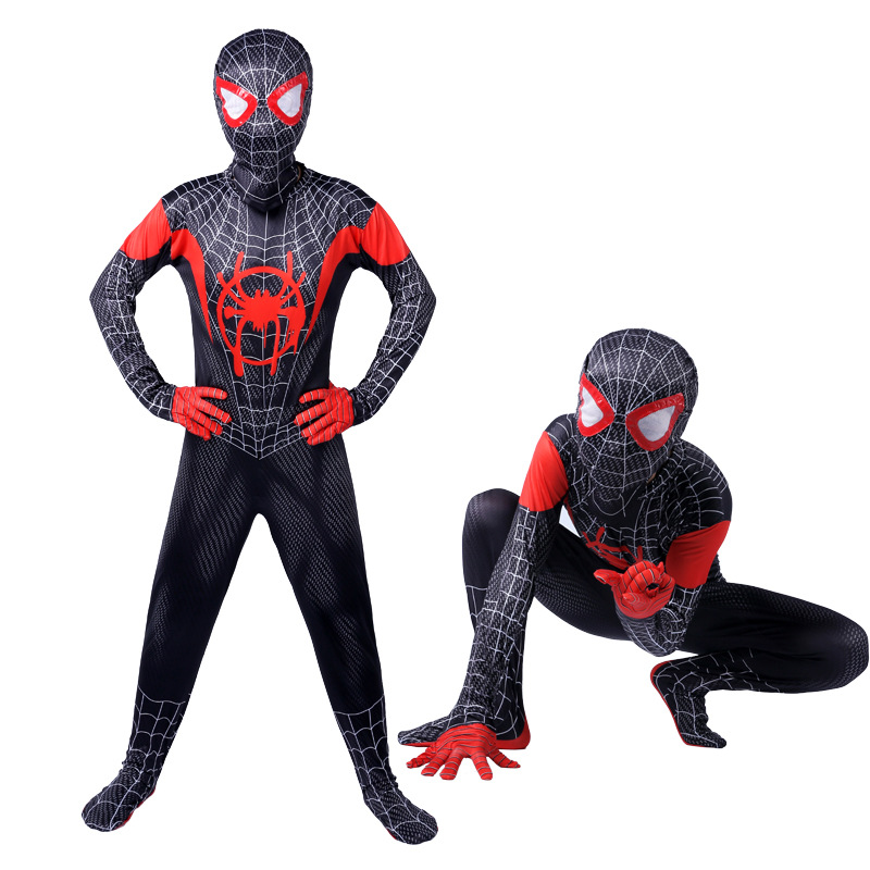 ++พร้อมส่ง++ชุดสไปเดอร์แมนเด็กภาคSpider-Man: Into the Spider-Verse สไปเดอร์-แมน: ผงาดสู่จักรวาล-แมงมุม . ครบเซ็ทตั้งแต่ศีรษะจรดเท้า