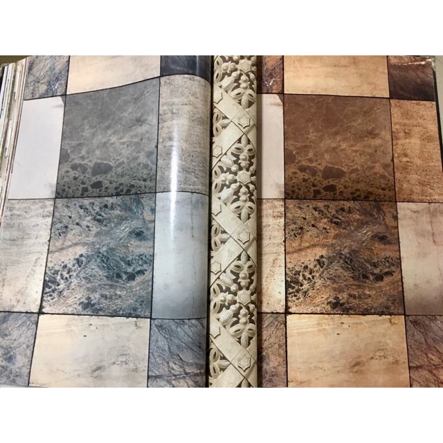 wallหินอ่อน ยาว 10ม. กว้าง 53ซม. ม้วน5ตรมch