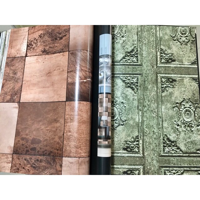 wallหินอ่อน ยาว 10ม. กว้าง 53ซม. ม้วน5ตรมch