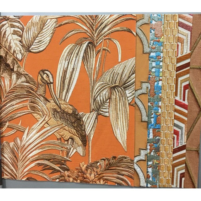 wallโมเดิร์น2 แบบผ้าปักนูน หรูหรามาก ยาว10ม กว้าง53ซม ม้วน5ตรมcdc