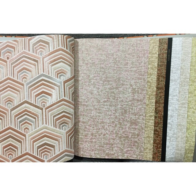 wallโมเดิร์น2 แบบผ้าปักนูน หรูหรามาก ยาว10ม กว้าง53ซม ม้วน5ตรมcdc