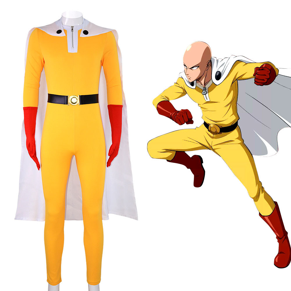 ++พร้อมส่ง++ชุดไซตามะ ONE PUNCH MAN วันพันซ์แมน