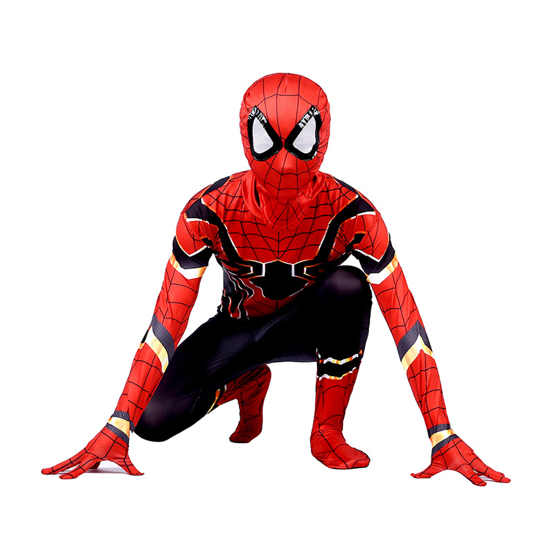 ++พร้อมส่ง++ชุดสไปเดอร์แมนเด็กภาค Iron Spider-Man, Avengers Infinity War  ไอรอนสไปเดอร์ อเวนเจอร์ส อินฟินิตีวอร์  ครบเซ็ทตั้งแต่ศีรษะจรดเท้า