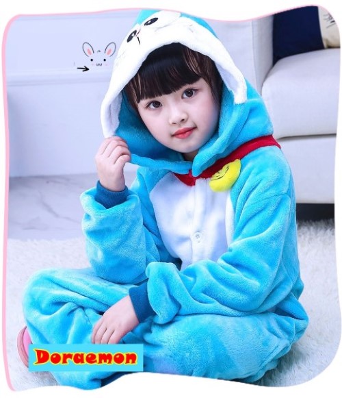 7C57 ชุดเด็ก ชุดมาสคอต ชุดนอนแฟนซี โดราเอมอน โดเรมอน Mascot Doraemon Costumes