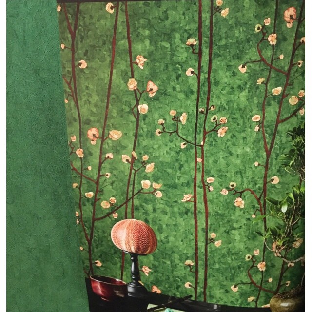 wallpaper Van gogh ลิขสิทธิ์แท้ ยาว 10ม  กว้าง53ซม ม้วน 5ตรม 