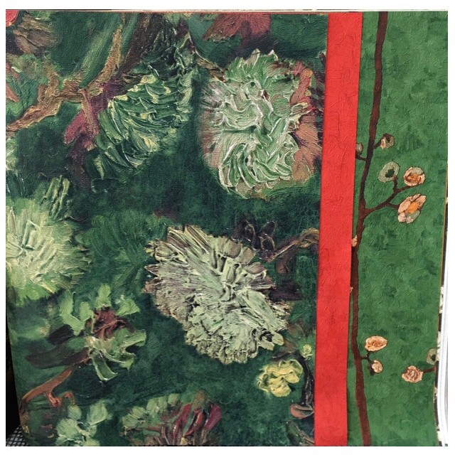 wallpaper Van gogh ลิขสิทธิ์แท้ ยาว 10ม  กว้าง53ซม ม้วน 5ตรม 