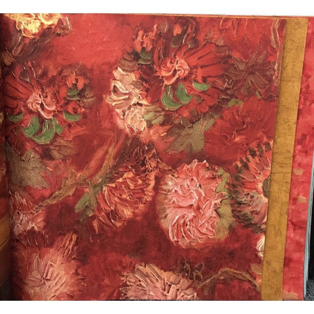 wallpaper Van gogh ลิขสิทธิ์แท้ ยาว 10ม  กว้าง53ซม ม้วน 5ตรม 