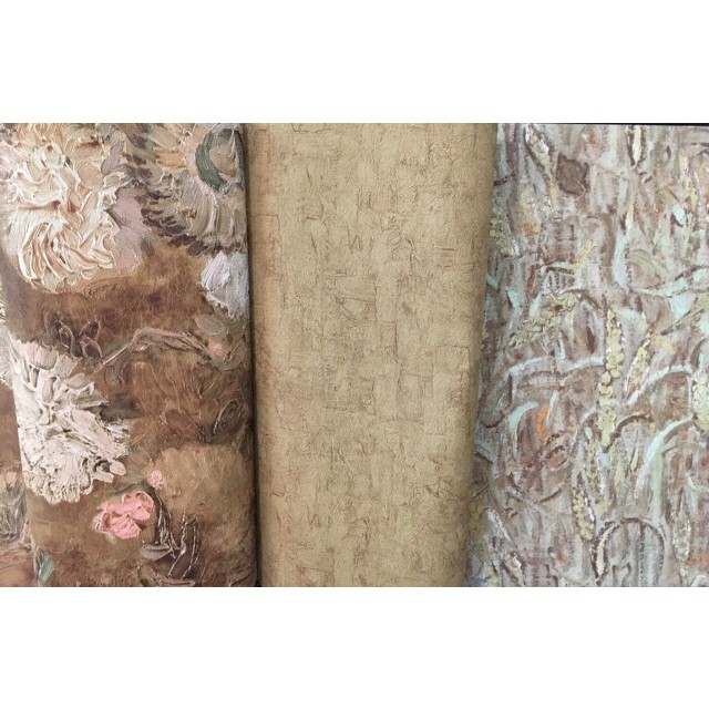 wallpaper Van gogh ลิขสิทธิ์แท้ ยาว 10ม  กว้าง53ซม ม้วน 5ตรม 