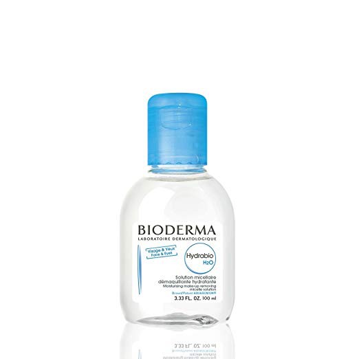 Bioderma Hydrabio H2O Micellar Water and Perfecteur 100ml. (สูตรฝาสีฟ้า) ผลิตภัณฑ์เช็ดทำความสะอาดผิวหน้าได้อย่างสะอาดหมดจด สูตรน้ำ ชนิดไม่ต้องล้างออก เป็นสูตรอ่อนโยน สำหรับผิวแห้งมาก และแพ้ง่าย ให้ความรู้สึกสดชื่น หลังใช้ ไม่ทำให้ผิวหน้าตึงแห้