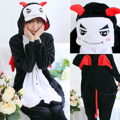 7C86 ชุดมาสคอต ชุดนอน ชุดแฟนซี ปีศาจ ปิศาจ เดวิล Mascot Demon Costumes