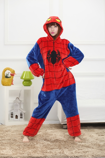 7C94 ชุดมาสคอต ชุดนอน ชุดแฟนซี ไอ้แมงมุม สไปเดอร์แมน Mascot Spiderman Costumes