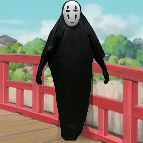 7C125 ชุดเด็ก คาโอนาชิ ปีศาจไร้หน้า ผีไร้หน้า No Face Kaonashi Spirited Away Costumes