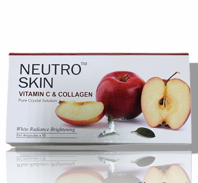 NEW NEUTRO SKIN VITAMIN C & COLLAGEN (RED APPLE) PURE CRYSTAL SOLUTION