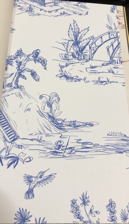 wallใบไม้ ยาว 10ม กว้าง 53ซม ม้วน5ตรม ccv