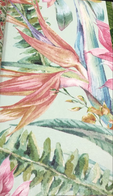 wallใบไม้ ยาว 10ม กว้าง 53ซม ม้วน5ตรม ccv