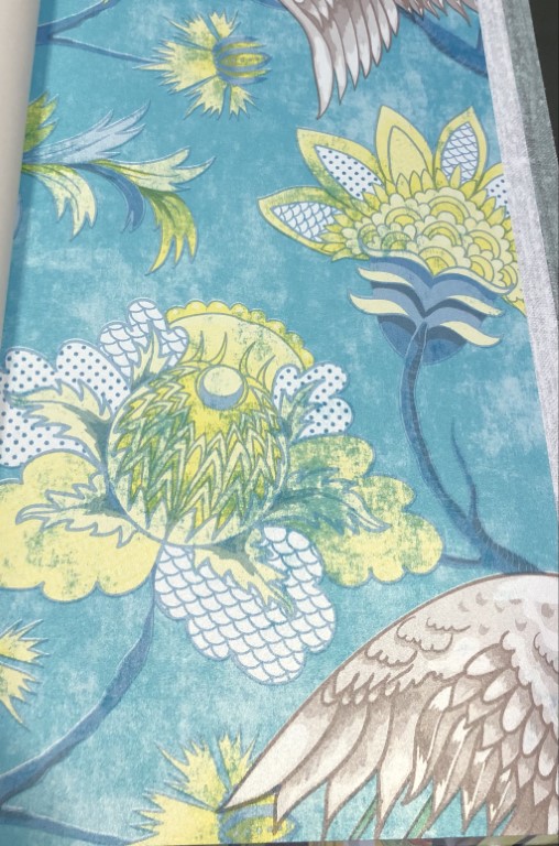 wallใบไม้ ยาว 10ม กว้าง 53ซม ม้วน5ตรม ccv