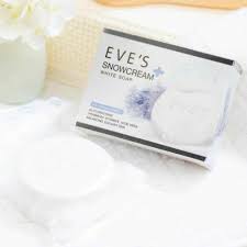 EVE'S Snowcream White Soap (สบู่อีฟส์) 130g. (1 ชิ้น)