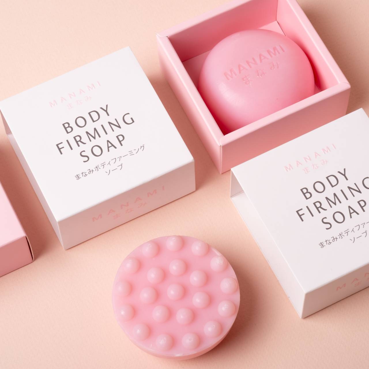 สบู่ลดไขมัน Manami body firming soap ช่วยให้ผิวกระชับ ลดไขมันส่วนเกินไลท์ ผิวเนียนนุ่ม