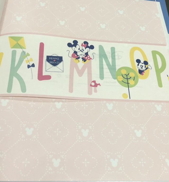 wall การ์ตูน ลิขสิทธิ์ใหม่  ยาว 10ม กว้าง 53ซม ม้วน5ตรม cd