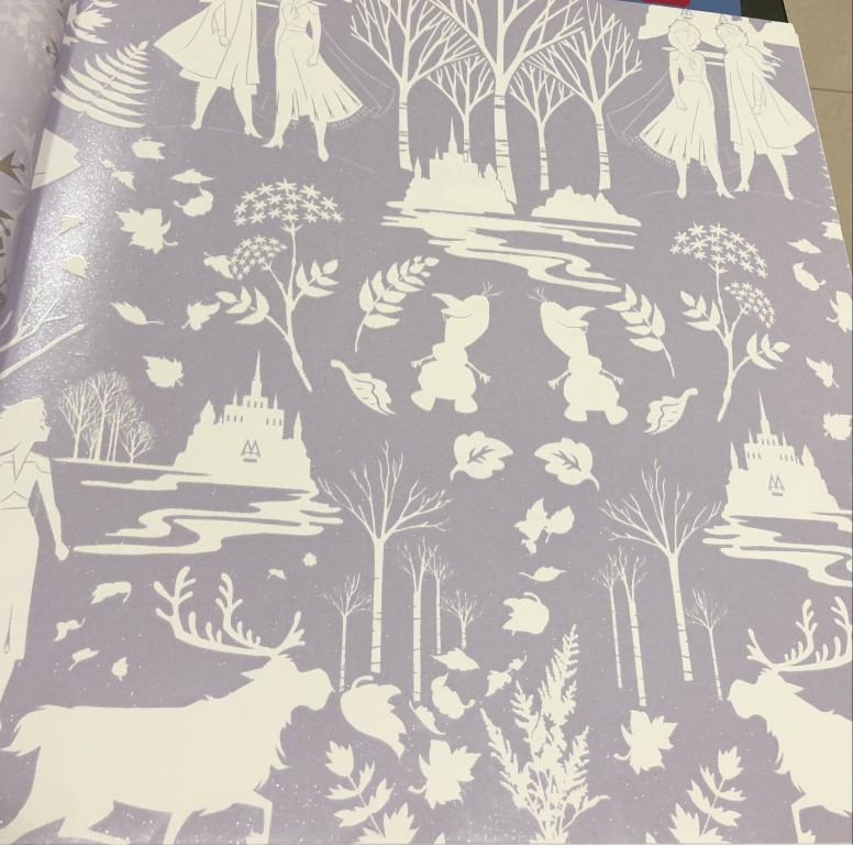 wall การ์ตูน ลิขสิทธิ์ใหม่  ยาว 10ม กว้าง 53ซม ม้วน5ตรม cd