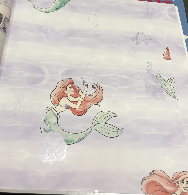 wall การ์ตูน ลิขสิทธิ์ใหม่  ยาว 10ม กว้าง 53ซม ม้วน5ตรม cd