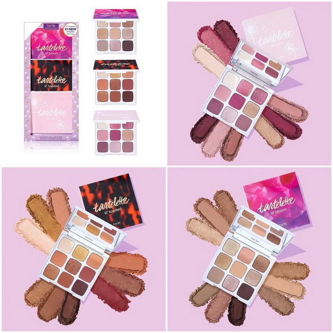 Tarte Tartelette Give, Gift & Get Amazonian Clay Eyeshadow WardrobeLimited-Edition เซต 3 พาเลตต์อายแชโดว์ขายดี tartelette ใหม่ล่าสุดแบบมินิ! มาพร้อมสีสันเนื้อแมตต์อัดพิกเมนต์ และเฉดสีชิมเมอร์ ผสานโคลนอเมซอนเพื่อให้สีสันติดทนได้ดีขึ้น ยาวนานขึ้น และมอบ