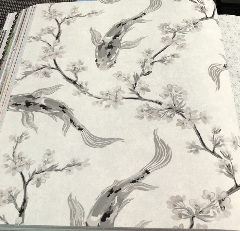 wallใบไม้ ยาว 10ม กว้าง 53ซม ม้วน5ตรม ltw