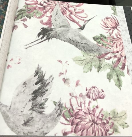 wallใบไม้ ยาว 10ม กว้าง 53ซม ม้วน5ตรม ltw