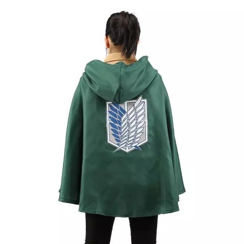 7C176 ผ้าคลุมกองกำลังสำรวจ ผ่าพิภพไททัน - Cloak of Survey Corps Attack on Titan Costumes ผ้าคลุมไททัน