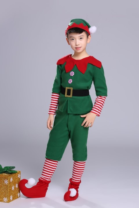 7C172 ชุดเด็กชาย ชุดซานตาครอส ชุดซานต้า ชุดคริสต์มาส ชุดเอลฟ์ Santa Santa claus Christmas Costumes