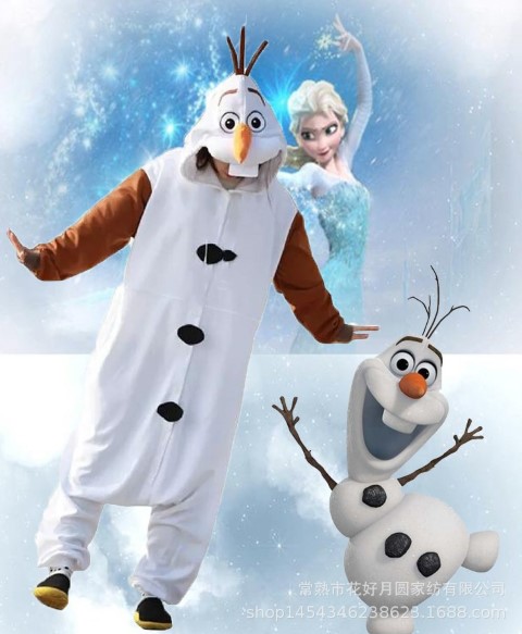 7C179 ชุดเด็ก ชุดมาสคอต ชุดนอนแฟนซี โอลาฟ โฟรเซ่น Mascot Olaf Frozen Costumes