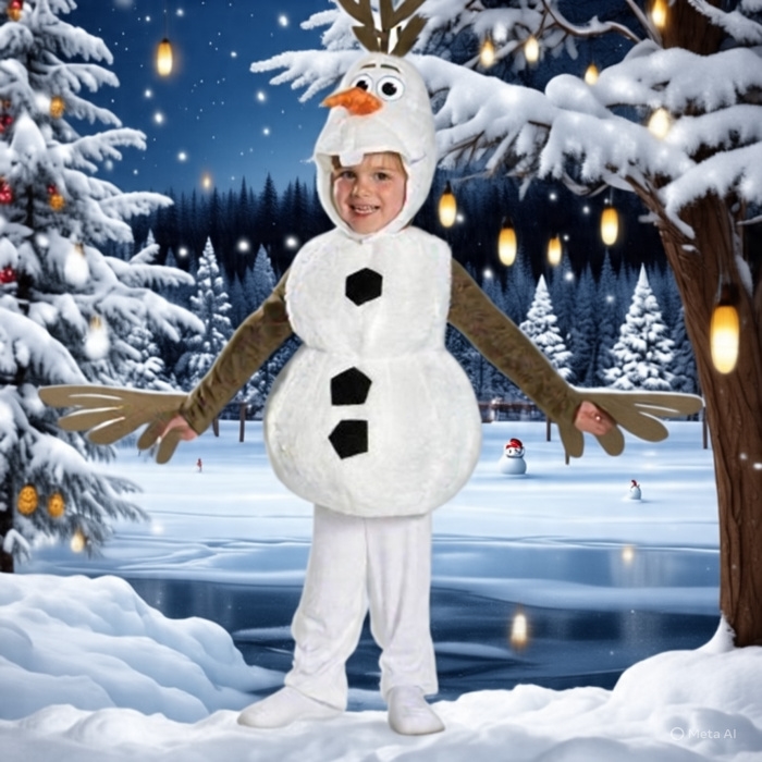 7C25 ชุดเด็ก โอลาฟ จากการ์ตูน โฟรเซ่น OLAF FORZEN