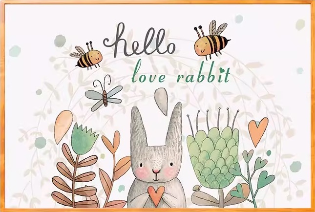 Love rabbit (พิมพ์ลาย)